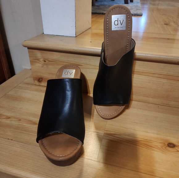 Dolce Vita Women's Block Heeled Backless Sandals - Picture 2 of 12